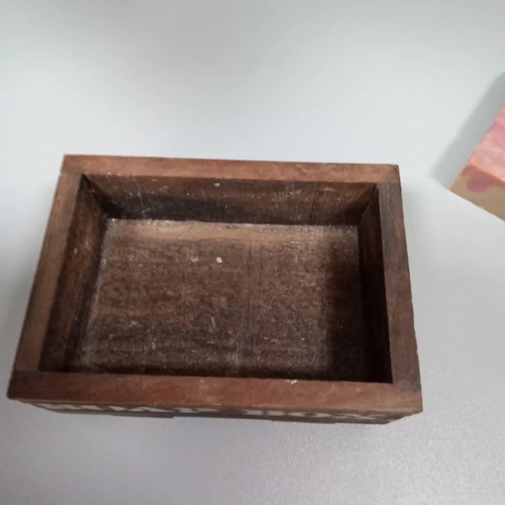Rustic Wooden Soap Box Crate Footed Soap Dish Brown Farmhouse Bathroom Decor